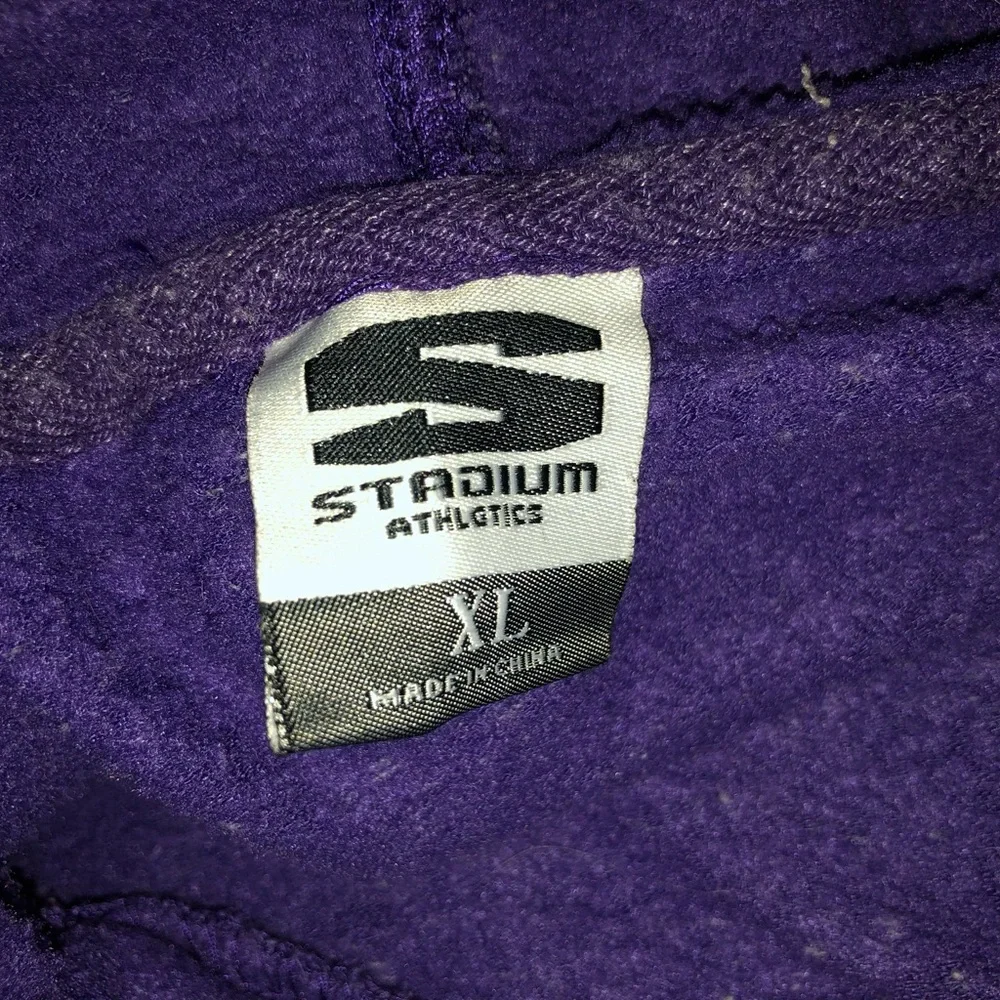 Stadium Athletics Purple Washington Hoodie - Picture 5 of 5